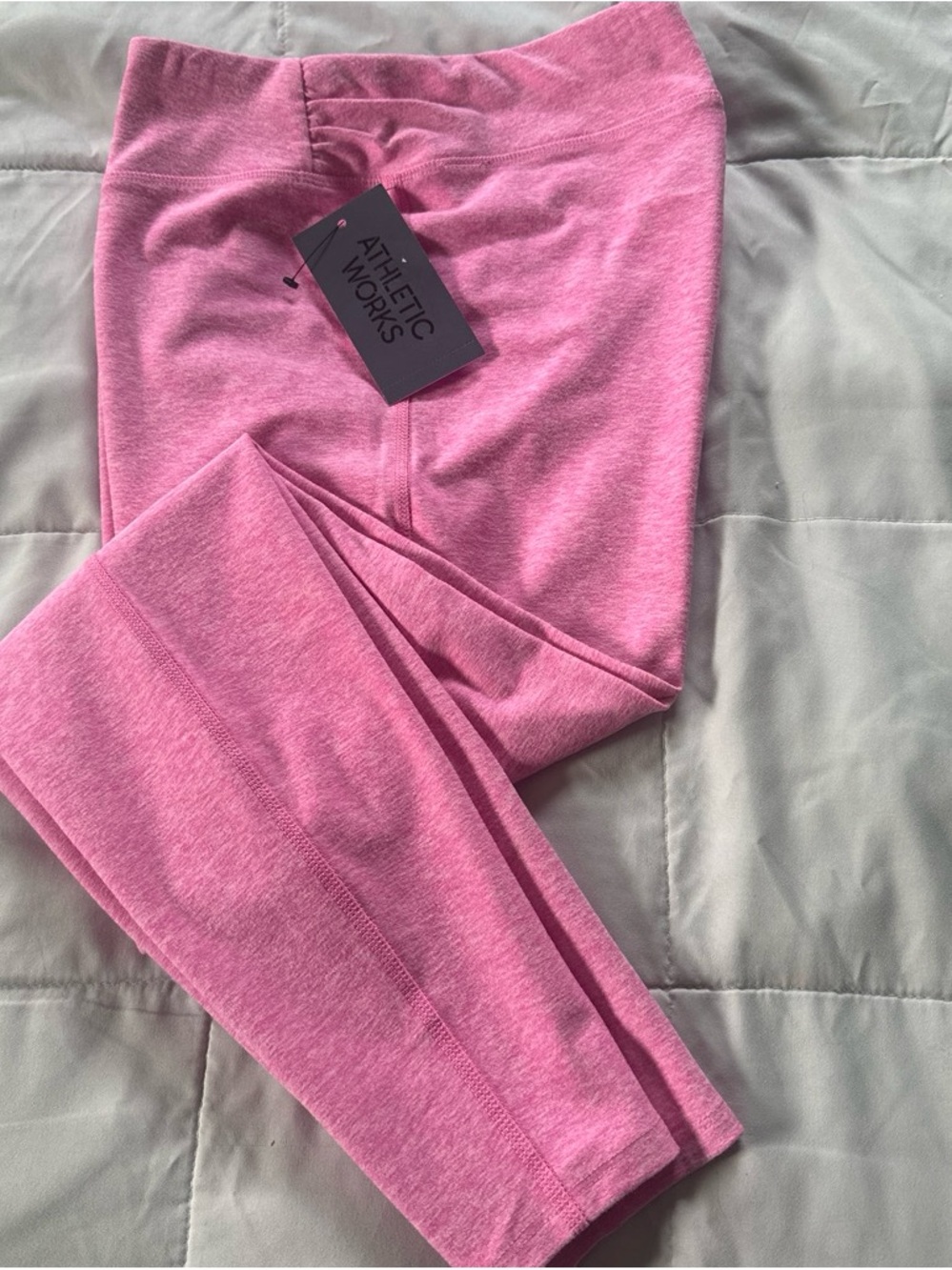 Athletic Works Heather Pink Girls' Active Leggings